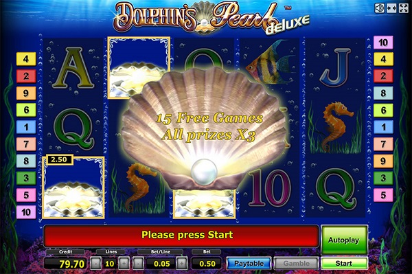 Dolphin’s Pearl Deluxe игровые автоматы бесплатно