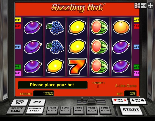 Sizzling Hot бесплатные игровые автоматы