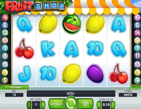 Fruit Shop игровой автомат.