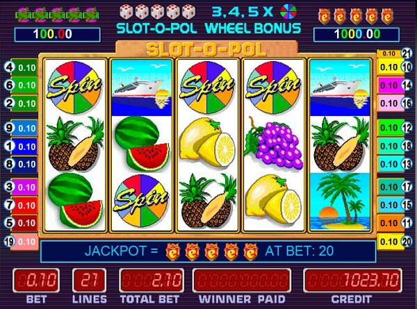 Slot-o-Pol игровые автоматы бесплатно